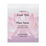Yoga Lotus Small Event Flyer
