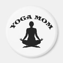 Yoga Mum Fridge Magnets