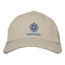 Yoga Namaste Embroidered Cap Embroidered Hats