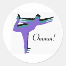 Yoga "Ommm" Stickers