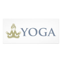 Yoga Personalized Rack Card