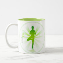 Yoga Pose Mug (tree pose)