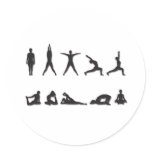 Yoga Poses Stickers