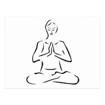 Yoga Post Card