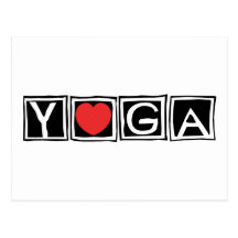 Yoga Postcard