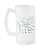 Yoga Quote: Cherish That Which is Within You Coffee Mugs