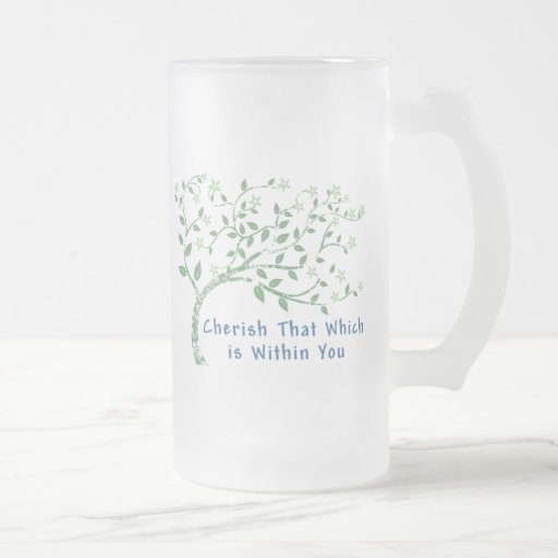 Yoga Quote: Cherish That Which is Within You Coffee Mugs