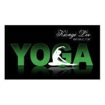 Yoga Reflections, Yoga Instructor, Yoga Class Business Cards