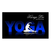 Yoga Reflections, Yoga Instructor, Yoga Class Business Card