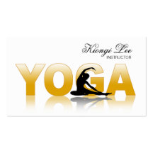 Yoga Reflections, Yoga Instructor, Yoga Class Business Card Templates