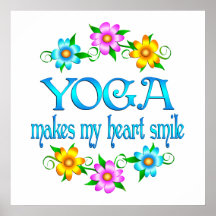 Yoga Smiles Poster