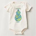 Yoga Speak Baby : Blue Buddha Baby t-shirts
