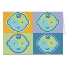 Yoga Speak Baby : Lil' Yogi Greeting Card
