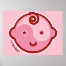 Yoga Speak Baby : Red Chakra Rooted Baby Print