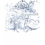 Yoga Speak : Blue "Be Expressive" Chakra t-shirts