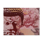 Yoga Speak : Buddha Tree Graphic postcards