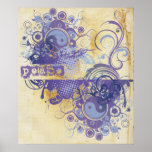 Yoga Speak : Purple Peace Chakra posters