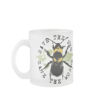 Yoga Speak : Save The Bee ... Save The World! Coffee Mugs