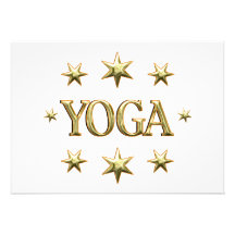 Yoga Stars Invitations