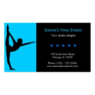 Yoga Studio Pack Of Standard Business Cards