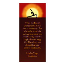 Yoga Sunrise Yoga Instructor Teacher Rack Cards