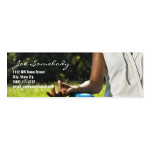 Yoga Teacher / Lover Profile Card Business Cards