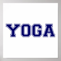 Yoga University Style Print