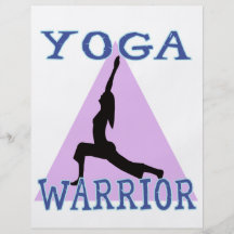 Yoga Warrior Flyer Design