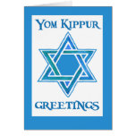 Yom Kippur Greeting Card - Star of David