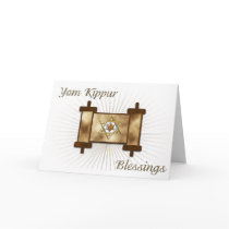 Yom Kippur Scroll Card