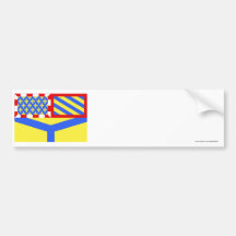Yonne flag bumper stickers