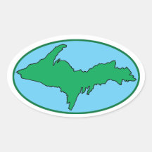 YOOPER MICHIGAN STICKERS