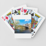 York City Lendal bridge with textured background Bicycle Poker Deck