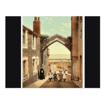 York Gate, Broadstairs, England classic Photochrom Postcard