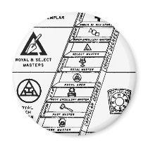 York Rite Ladder Refrigerator Magnets