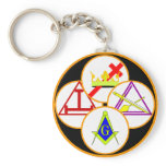 York Rite Mason keychains