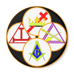 York Rite Mason magnets