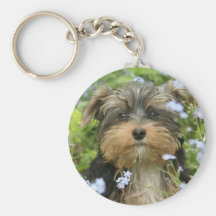 York Terrier Keychain