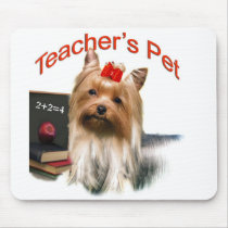 Yorkie A Teacher's Pet Mousepad