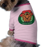Yorkie Christmas pet clothing