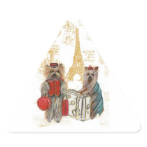 Yorkie Eiffel Tower Paris