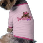 Yorkie-girl Woof Doggie Tee