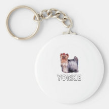 Yorkie Key Chain