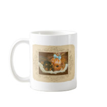Yorkie Mama & Puppy Portrait Coffee Mug