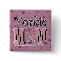Yorkie MOM Buttons