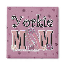 Yorkie MOM Magnets