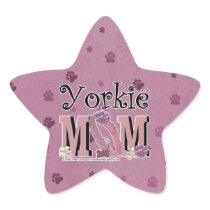 Yorkie MOM Star Sticker
