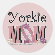 Yorkie MOM Sticker