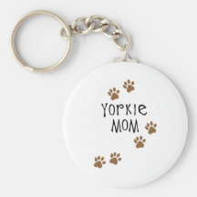Yorkie Mum Keychain