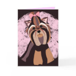 Yorkie Portrait cards
